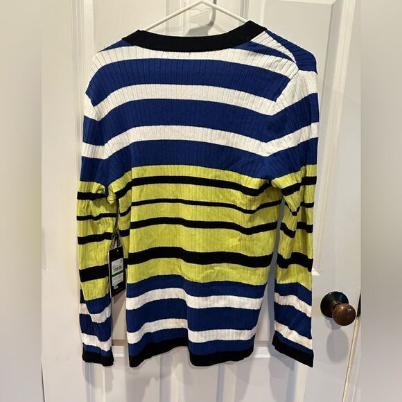 Jones New York large long sleeve ribbed cardigan sweater - Picture 3 of 6